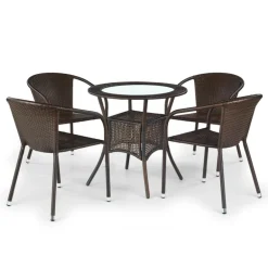 MIDAS bord - mørkeBrun