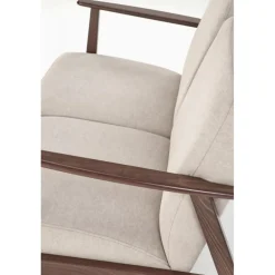 MILANO 2S sofa, Beige CASTEL#15 / mørk Valnød