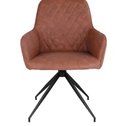 Milas Spisebordsstol m. Drejefod - i Cognac