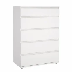 Millennium kommode 5 skuffer - Hvid