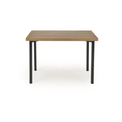 MILTON bord + 4 Spisebordsstole - Naturlig / Sort