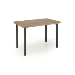 MILTON bord + 4 Spisebordsstole - Naturlig / Sort