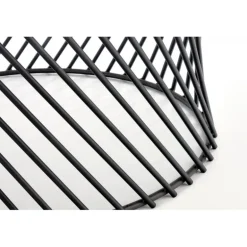 MINERWA, sofabord, Grå marmor - Sort