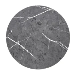 MINERWA, sofabord, Grå marmor - Sort