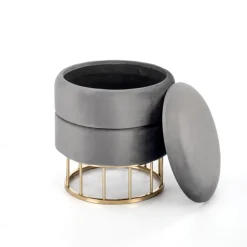 MintY skammel, - Grå