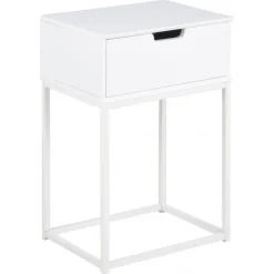 Mitra natbord / sengebord hvid