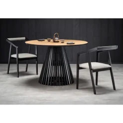 MIYAKI bord Naturlig eg, ben Sorte