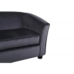 Måna Børnesofa - Grå Velour