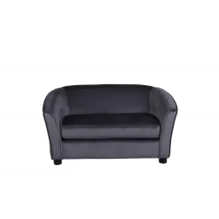 Måna Børnesofa - Grå Velour