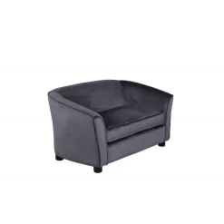 Måna Børnesofa - Grå Velour