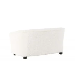Måna Børnesofa - Hvid Teddystof