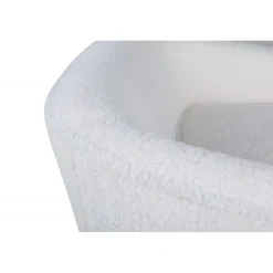 Måna Børnesofa - Hvid Teddystof