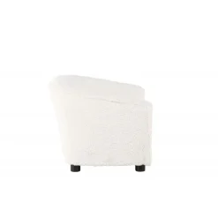 Måna Børnesofa - Hvid Teddystof