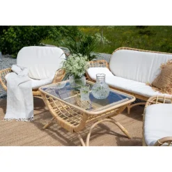 Moana Sofabord - Natur,Transparent