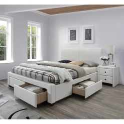 MODENA II 160x200 send med skuffer - Hvid