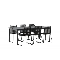 Modena Lindos Loungesæt - Havemøbelsæt - Sort