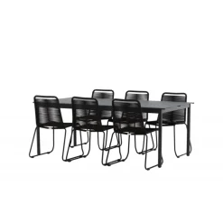 Modena Lindos Loungesæt - Havemøbelsæt - Sort