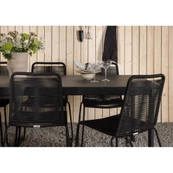 Modena Lindos Loungesæt - Havemøbelsæt - Sort