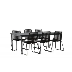 Modena Lindos Loungesæt - Havemøbelsæt - Sort