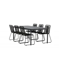 Modena Lindos Loungesæt - Havemøbelsæt - Sort