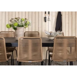 Modena Loungesæt - Havemøbelsæt - Sort og Latte