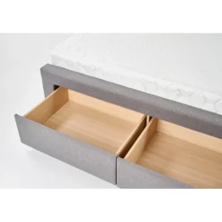 MODENA seng 160x200cm - Grå