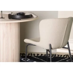 Modesto Spisestol - Beige og Sort