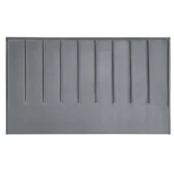 MODULO W6 sengegavl - Grå Monolith 85