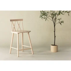 Mollostrom Barstol - Hvidpigmenteret