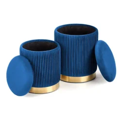 MONTY sæt med to skamler: - mørkeblå