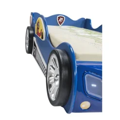 Monza Racer Blå børneseng med Madras - 90 x 190 cm