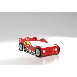 Monza Racer Rød børneseng med Madras - 90 x 190 cm