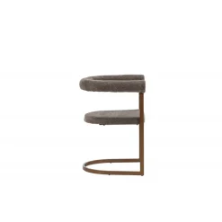 Morgen Spisebordsstol med armlæn - Brun