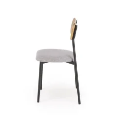 NANDO bord + 2 Spisebordsstole - Natur / Sort