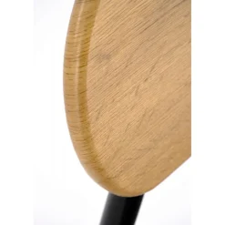 NANDO bord + 2 Spisebordsstole - Natur / Sort