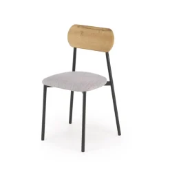 NANDO bord + 2 Spisebordsstole - Natur / Sort