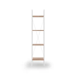 NARVIK REG1 reol Hvid / Sonoma eg.