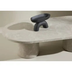 Narvik Sofabord 120 x 60 cm – Beige Marmorlook