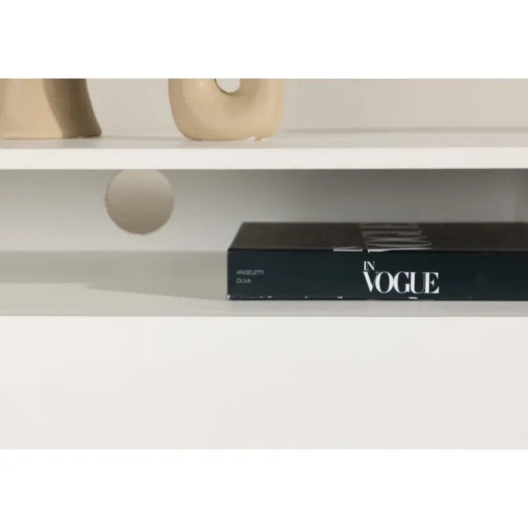 Navarra TV-bord - Sort og Hvid