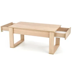 NEA C. sofabord med skuffer 110cm - Sonoma eg.