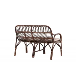 Nella 2 personers Havesofa - Mørk Valnød