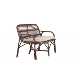 Nella 2 personers Havesofa - Mørk Valnød