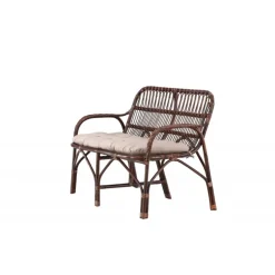 Nella 2 personers Havesofa - Mørk Valnød