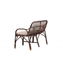 Nella 2 personers Havesofa - Mørk Valnød