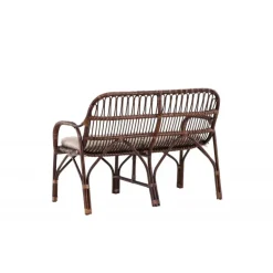 Nella 2 personers Havesofa - Mørk Valnød