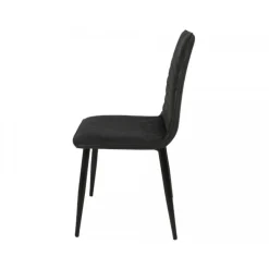 Nena spisebordsstol - Sort tekstillæder