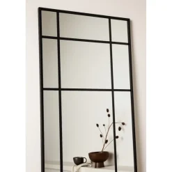 New Yorker spejl - 180x90cm - Sort