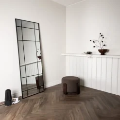 New Yorker spejl - 180x90cm - Sort