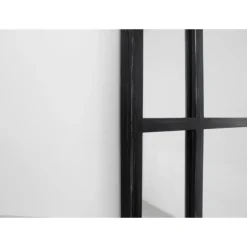 New Yorker Spejl med Antiksort ramme i jern str 200x100cm OUTLET