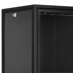 Newcastle vitrine sort metal H180 cm